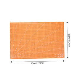 LALAFINA DIY Art Cutting Mat Double Sided Self Healing Crafting Board for Quilting and Engraving for Teachers Students and DIY Enthusiasts