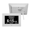 7in Digital Day Clock Auto Dimmable 8 Languages Day Clock