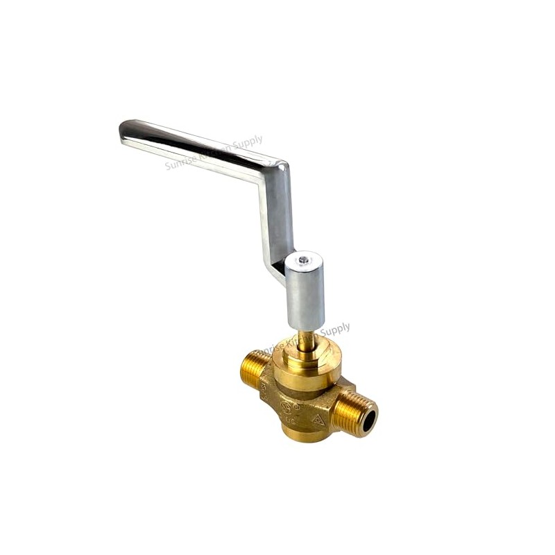 Sunrise Kitchen Supply Gas Burner Ball Valve with Handle for