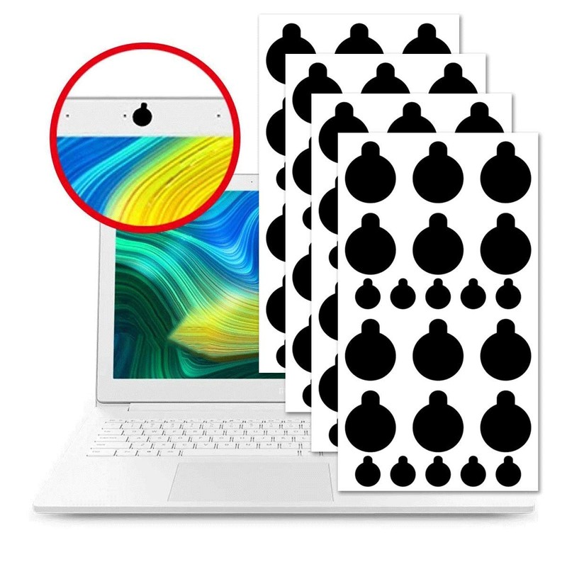 66 Vinyl Webcam Cover/Camera Covers Privacy Stickers for Camera Lens