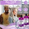BELLISSO Set de Champú y Acondicionador Morado para Cabello Rubio