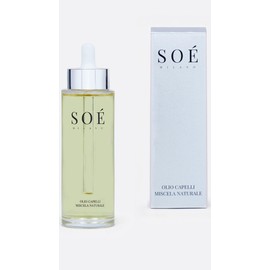 Haaröl für Damen, natürliche Luxusmischung. Hergestellt in Italien. Vegan. Argan- und Jojoba-Öle, Vitamin C und Vitamin E. Ultra-schnelle Absorptionsformel. Ohne Silikone, Parabene und Paraffinzusätze