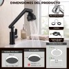 Grifo Cocin Monomando Lavabo Mezcladora Fregadero 1080°