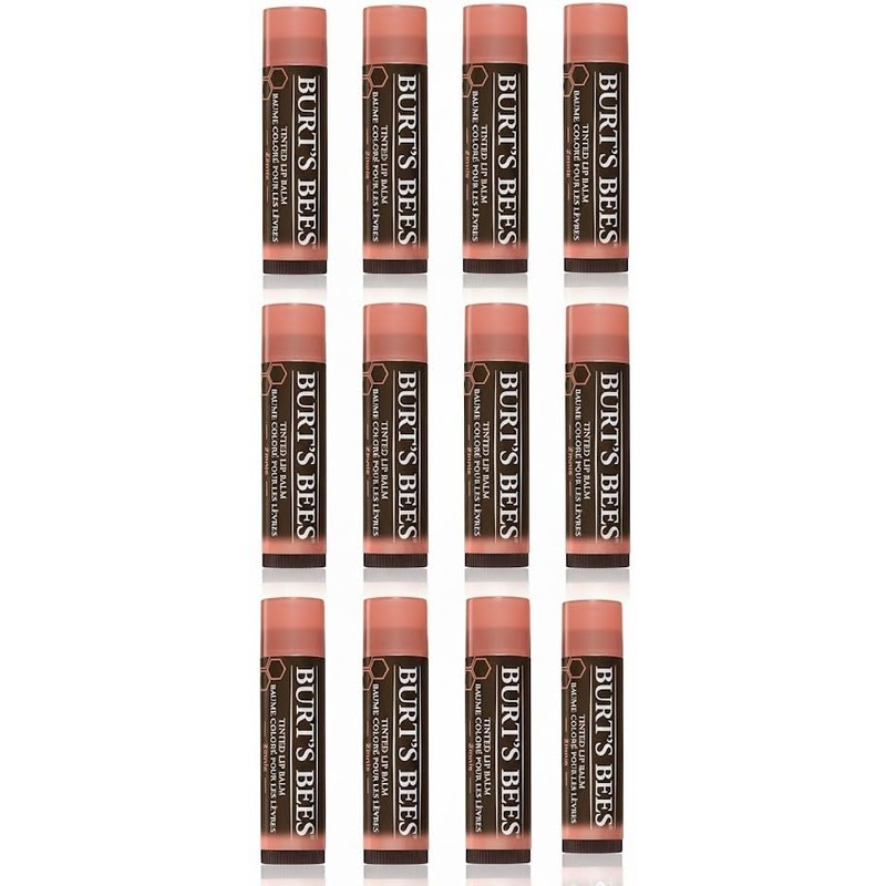 Burt's Bees Zinnia - Bálsamo labial tintado 100% natural, 15