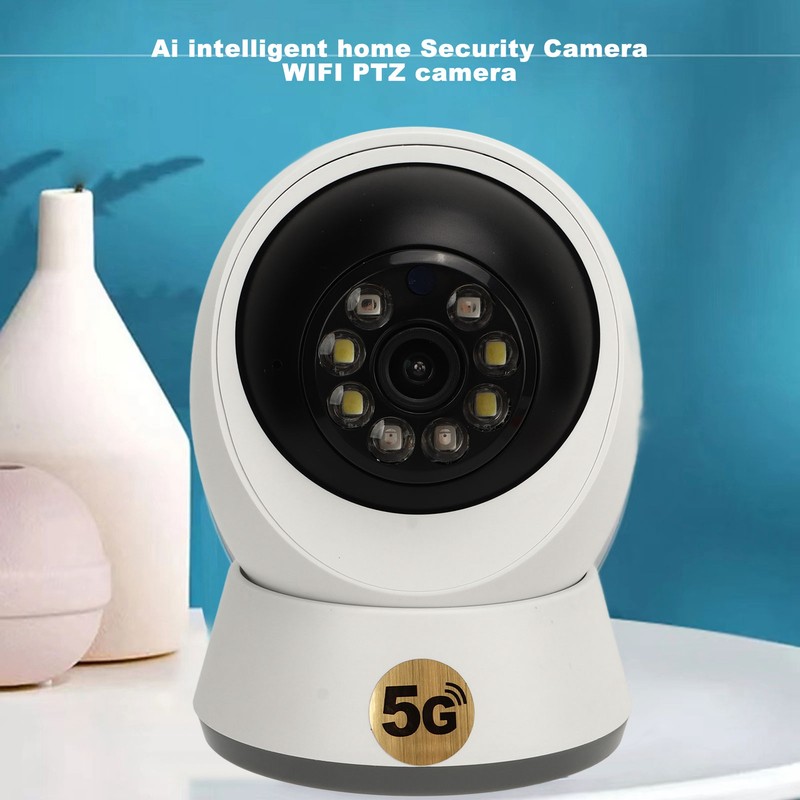Home Security Camera 1080P WiFi PTZ Camera with 360 Degree