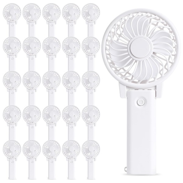 Glooglitter Battery Portable Handheld Fan Bulk Small Personal Wedding Fan