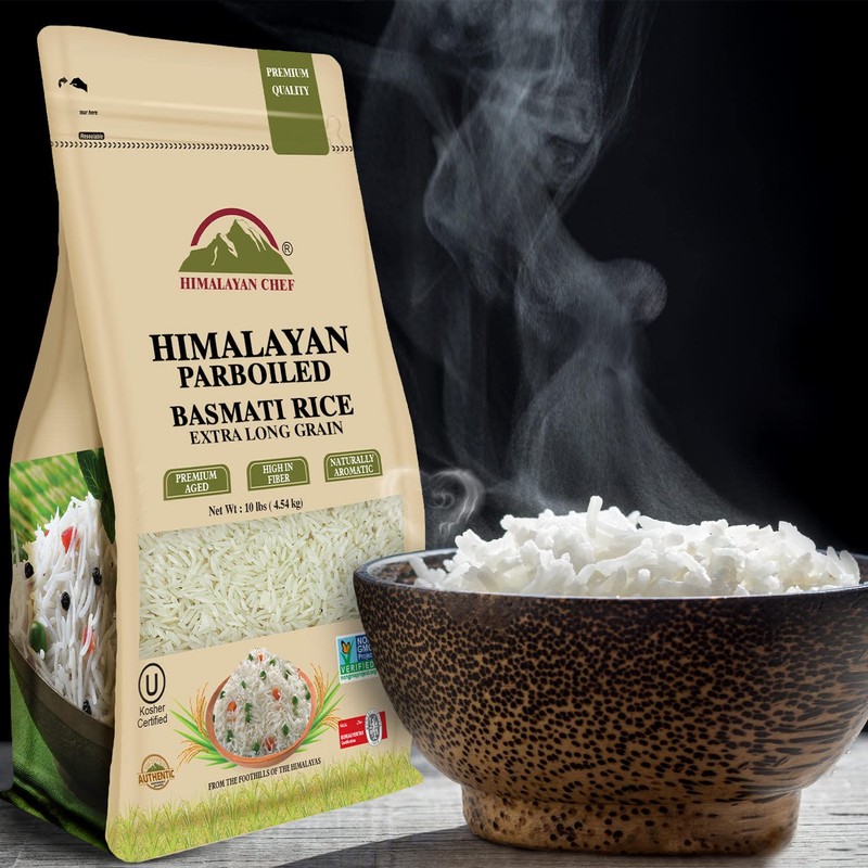 Himalayan Chef - Himalayan Parboiled Basmati Rice, Healthy & Extra