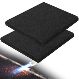 Welding Blanket Fireproof Mat,2 Packs 20" x 20" Heat Resistant Fabric 1800°F High Temp Insulation Pad,Welding Pad for Plumbing,Flame Retardant Protective Mat Soldering Welding