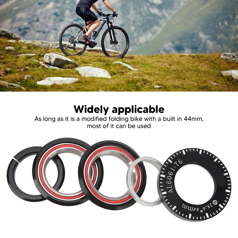 X CANSUN Folding Bike Headset 44mm Folding Bicycle Bowl Set