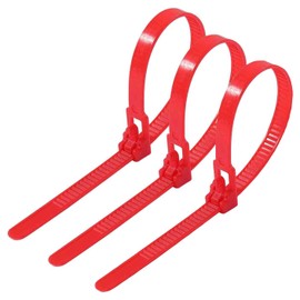 ShopXJ 100 Pcs Set (8 x 200 mm) Red Color