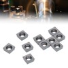 10 Pcs Carbide Milling Inserts Colourful Fine Finished CNC Lathe