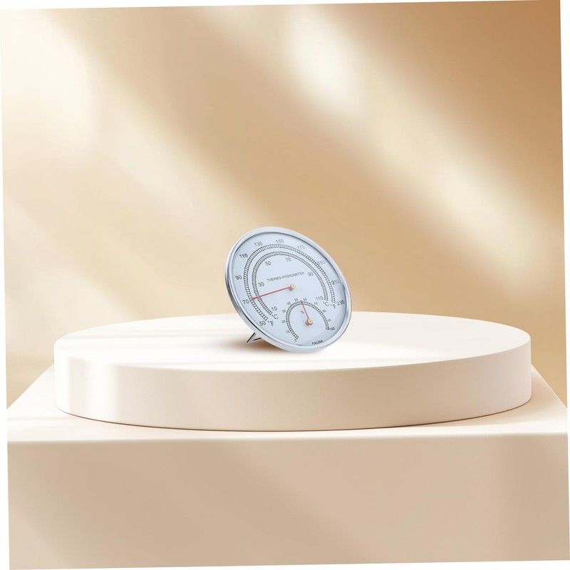 Operitacx Steam Thermohygrometer Sauna Accessories Large Screen Indoor Outdoor Thermometer