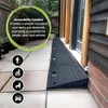 Nicoman Rubber Kerb Ramps, Multiuse Curb Ramp for Vehicles, Wheelchairs,