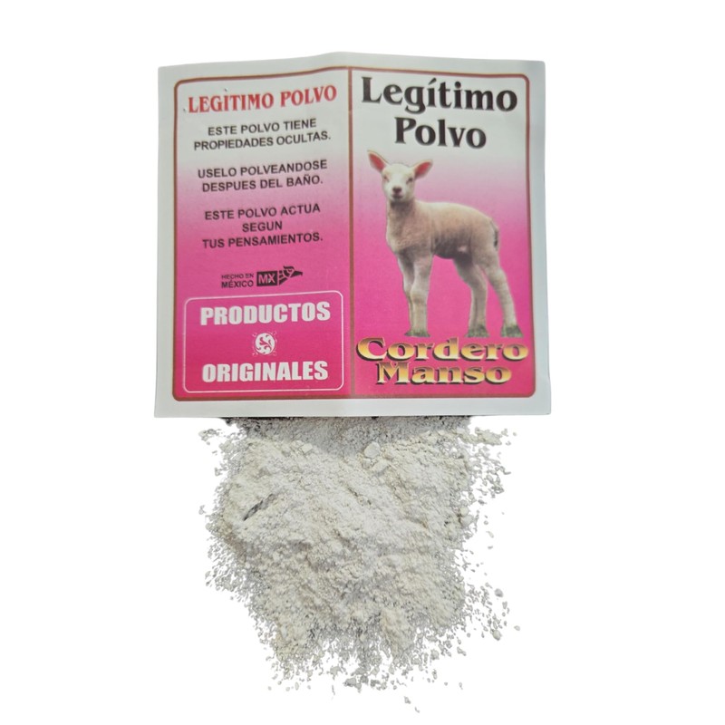 Generic Legitimo Polvo Cordero Manso Genuine Meek Lamb Powder 12