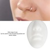 Silicone Mouth Nose Model 3D Realistic Reusable Display Nose Piercing