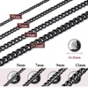 FindChic Curb Chain Men’s Women's Stainless Steel Necklace in Silver