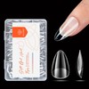 Modelones Nail Tips, 216 Pieces, Full Cover Nail Tips Set,