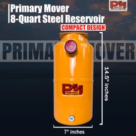 Round Metal Hydraulic Reservoir (8 Quart) (To insure proper fit check dimensions.)
