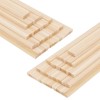 KEILEOHO 200 Pack 30cm x 5mm Square Wood Dowels Rods,