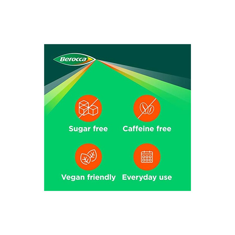 Berocca Vitamin C Effervescent Mango Flavour Tablets, Pack of 45