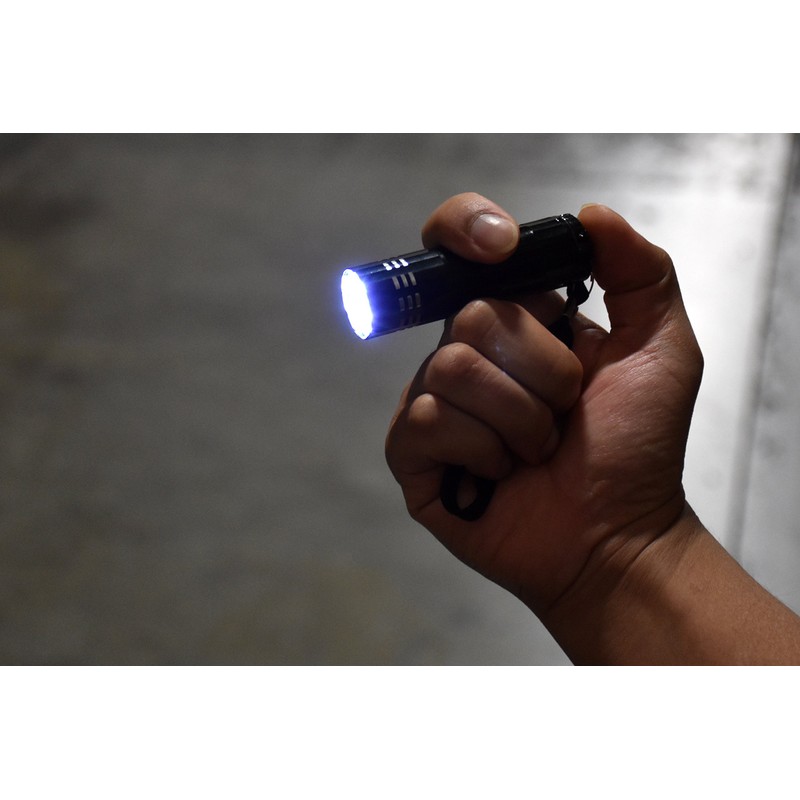 SE 9-LED Aluminum Flashlight - FL3078B