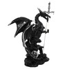 Black Dragon with Letter Opener Dragon Figurine Sword of Dragon