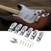 Electric Guitar Split Bridge Saddle Roller Ball String Plate Metal