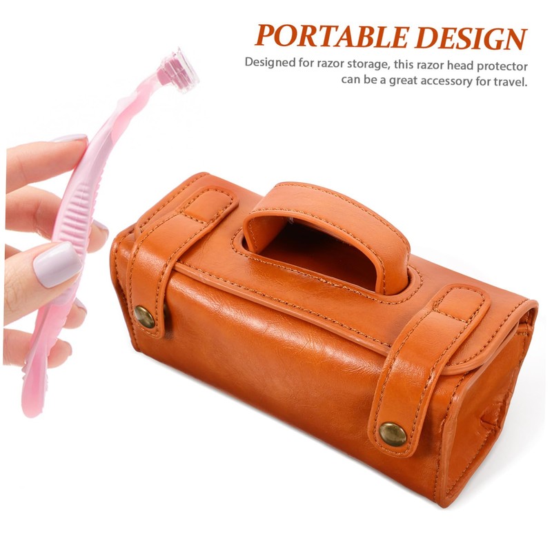 Baluue Razor Travel Case Large Capacity Shaver Storage Bag for