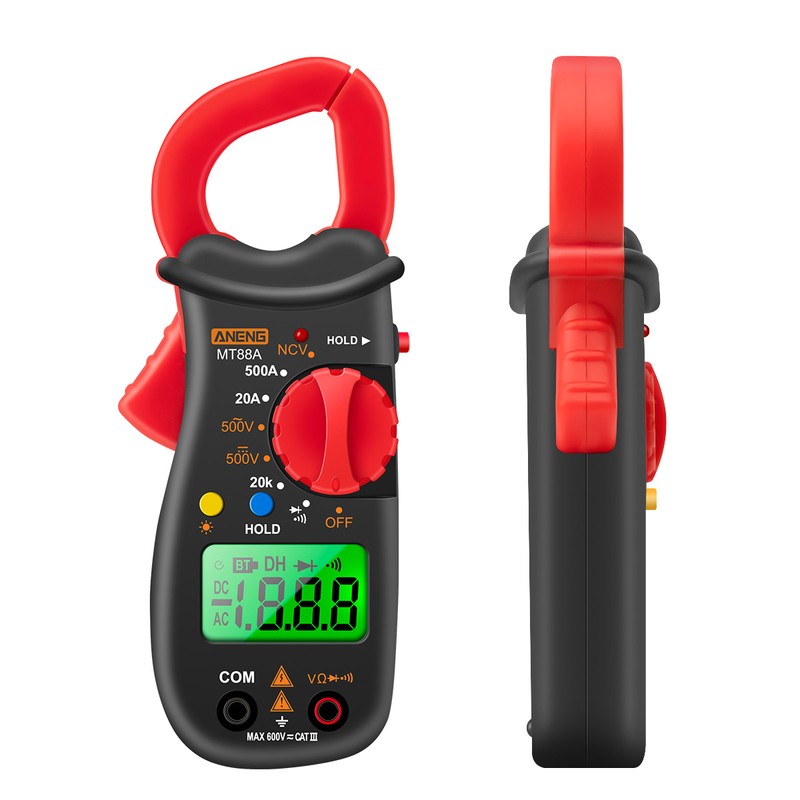 ANENG MT88A Clamp Meter Multimeter LCD Digital Universal Meter 1999