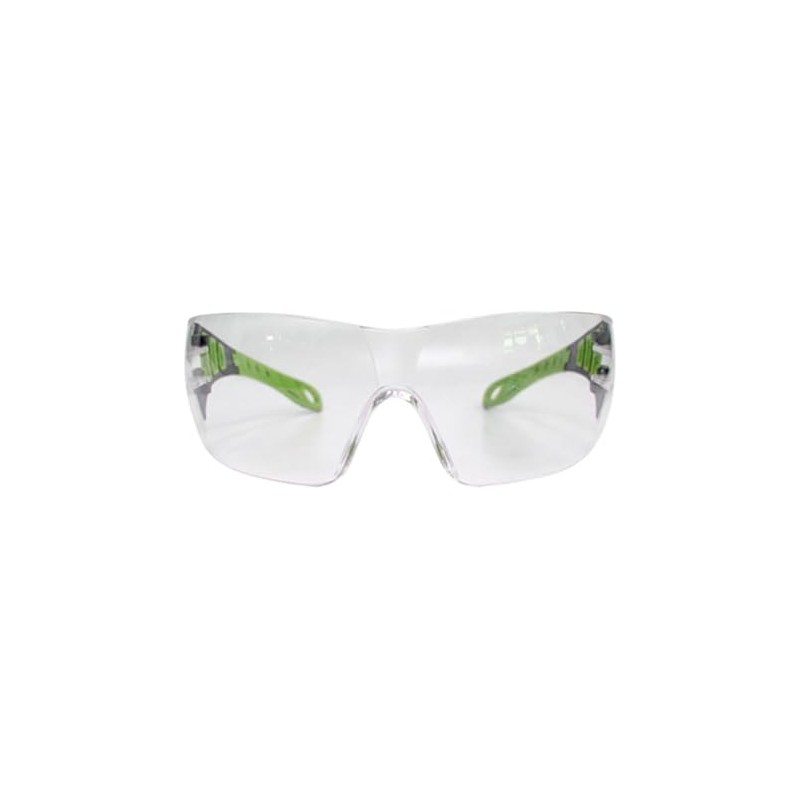 Nuevo 2024 - Gafas de seguridad transparent with patillas verdes