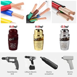 Wire Stripper for Drill and Twisting Tool for Power Drill, 2024 New Electric Wire Stripper Wire Stripper, Cable Quick Stripping and Connector (BXQTZ1)