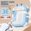 with Safety Lock for AirPods 4th Generation Case 2024, Unique