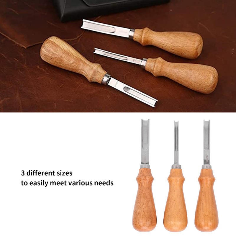 Lederbevel Cutter, Leather Edger Professional for DIY Craft Leather Cutting