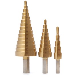 Rolson 48890 3 pc HSS Step Drill Set