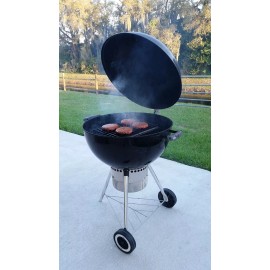 UnknownBBQ Weber KETTLE Lid Hinge Mod Parts Kit smokers unknown bbq 22.5 26.75 - STEEL