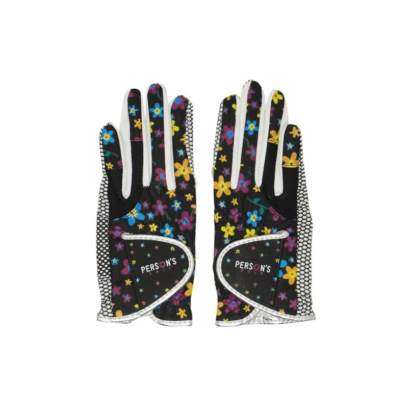 Persons PSGL09BK19 Women's Two-Handed Gloves, Black, 7.5 inches (19 cm)