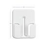 Digital X-Ray Sensor Basket with Adhesive Mount, White, Pack of