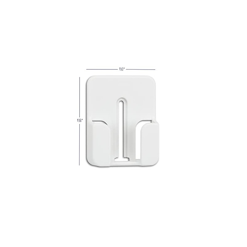 Digital X-Ray Sensor Basket with Adhesive Mount, White, Pack of