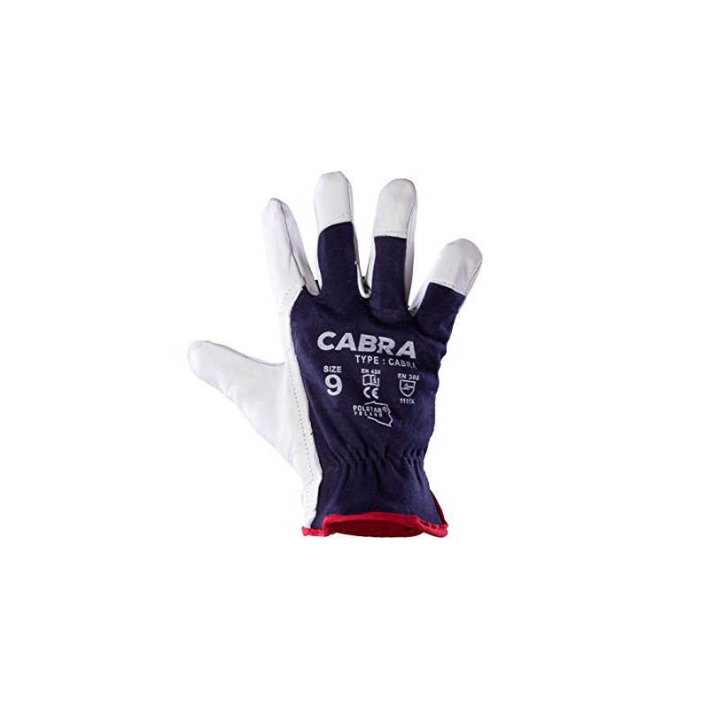 Cabra® Elasticated Work Gloves (9)