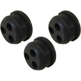 Technology Parts Store 3 PK 3 Hole Fuel Line Grommet 13211546730 Compatible with Echo/Shindaiwa Grass Trimmer/Brushcutter Model SRM-210, SRM-120i, SRM-211, SRM-225, SRM-340, SRM-310. OEM