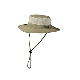 Dorfman Hat Co. Men's Boonie Mesh Sides Hat (Medium, Fossil)
