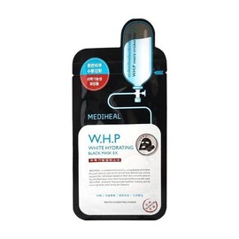 Mediheal WHP Whitening Moisturizing Black Mask EX 1 Sheet 1 Pack Ss / W.H.P 미백 수분 블랙 마스크 EX 1매 1개 Ss