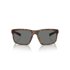 Native Men's XD9001 Wells Rectangular Sunglasses, Matte Tortoise/Grey Polarized, 58 mm