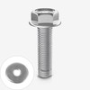 Runseaway 60PCS M5 Flat Washer Stainless Steel Sealing Ring, Inner