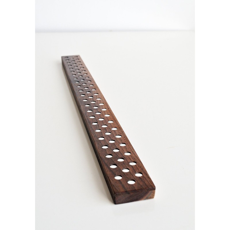 Magnetic Wooden Knife Bar Holder Strip, Cherry or Walnut, 12,