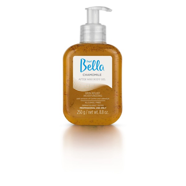 DEPIL BELLA Post Waxing/After Sun Chamomile Body Gel - 250g | Soothing and Nourishing Gel for Sensitive Skin