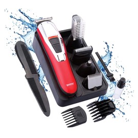 Rasuradora Electrica 7 en 1 Resistencia al agua IPX5 Cord Cordless Terminadora Trimmer Timco PG-600