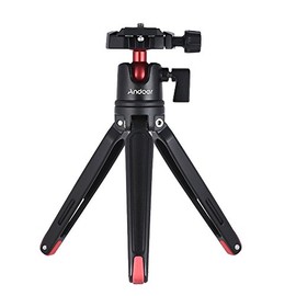 Andoer Mini Tripod Tabletop Tripod Smallrig Mini Table With 360Â° Ball Head And 1/4 Screw Mini Tripod Table Top Compatible With Gopro Dslr Cameras Projectors Webcams And Smartphone Mount Adapter