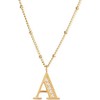 LuckyLy Collares para Mujer Inicial Acero Inoxidable Oro 18K Regalos