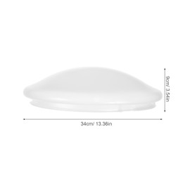 Kisangel Plastic Ceiling Light Cover White Lamp Mushroom Shade Lighting Wall Ceiling Covering Pendant Light Chandelier Fixture Replacement